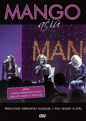 DVD Mango - Ačiū viršelis